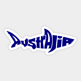 Australia Shark Sticker